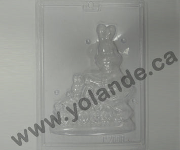 Moule à chocolat de Pâques - Lapin 3d (D-P288)