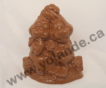 Moule à chocolat de Pâques - Couple de Lapins 3d (D-P300)