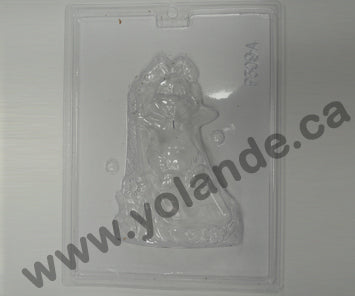 Moule à chocolat de Pâques - Lapin 3d (D-P309)