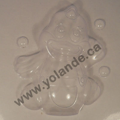 Moule à chocolat de Pâques - Canneton 3d (D-P317)