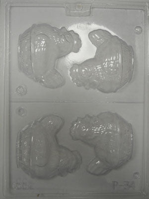 Moule à chocolat de Pâques - Petite Poule 3D (D-P34)