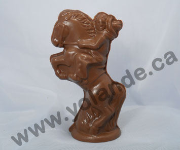 Moule à chocolat Sport - Cavalier sur un cheval - 3D (D-S11)
