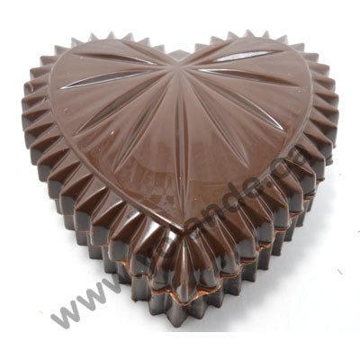 Moule à chocolat St-Valentin - Coffre en forme Coeur (D-V132)