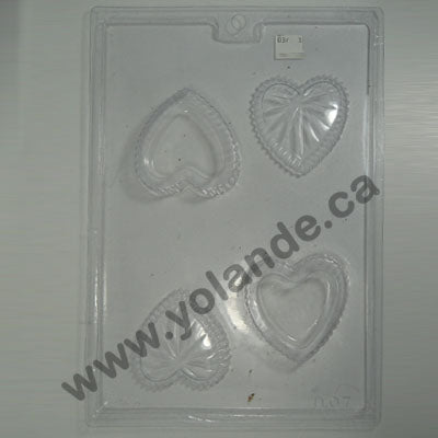 Moule à chocolat St-Valentin - Coffre en forme Coeur (D-V97)