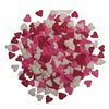 Décorettes en forme de mini cœur blanc-rose-rouge - ST-VALENTIN - 50 gr