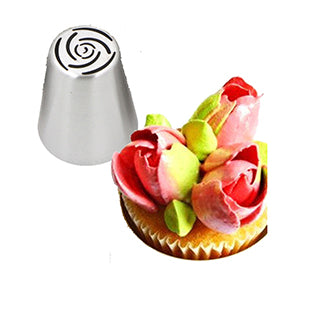 Douille Russe pour fleur, Bouton de rose 3D # 243