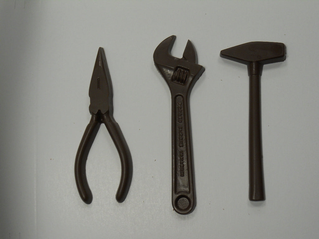 Moule à chocolat Métier - Scie - Marteau - Pince - Clé à molette (B-O01)