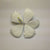 Fleur pastillage, Hibiscus Blanche 3 1/2"