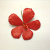 Fleur pastillage, Hibiscus Rouge 3 1/2"