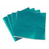 Feuilles d'aluminium Turquoise pour emballage , qté 25