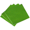 Feuilles d'aluminium Vert lime pour emballage , qté 25