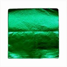 Feuilles d'aluminium Vert forêt pour emballage , qté 25