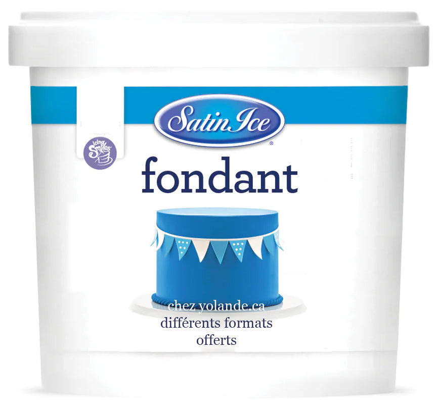 Satin Ice, Fondant à rouler Bleu régulier, 2,5 kgs