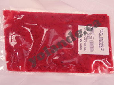 Fondant aux Framboises - Intérieur de chocolat - 250 gr