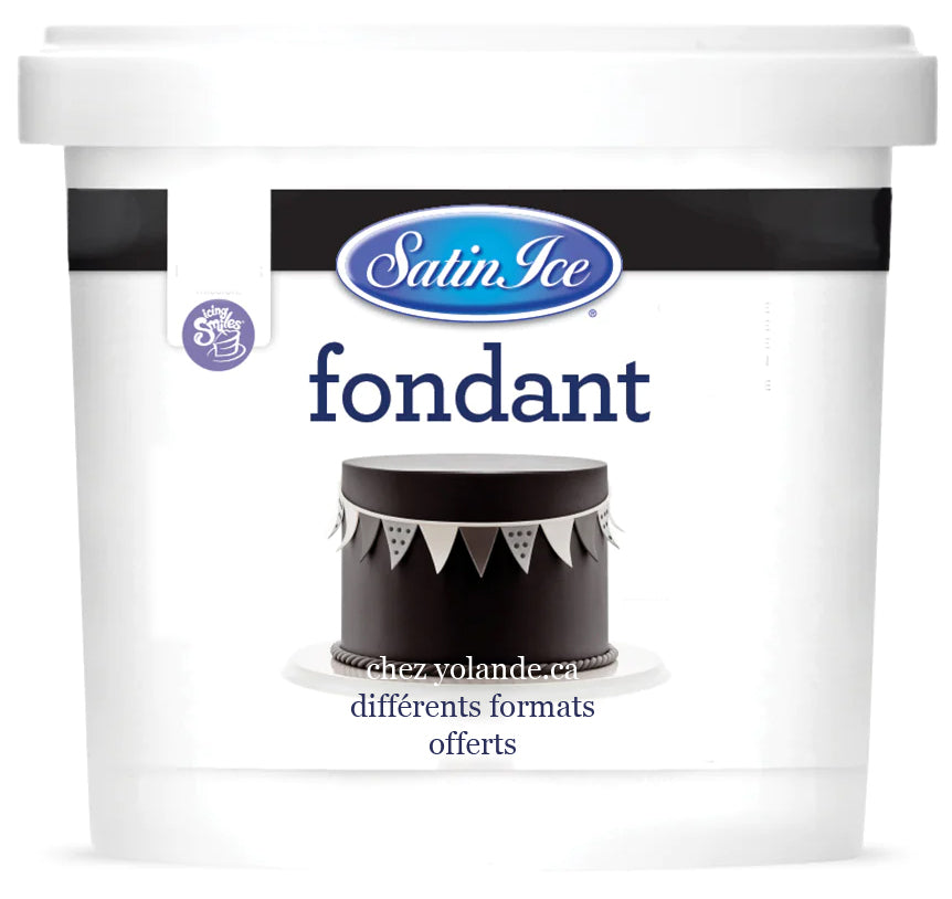 Satin Ice, Fondant à rouler Noire, 300 gr.