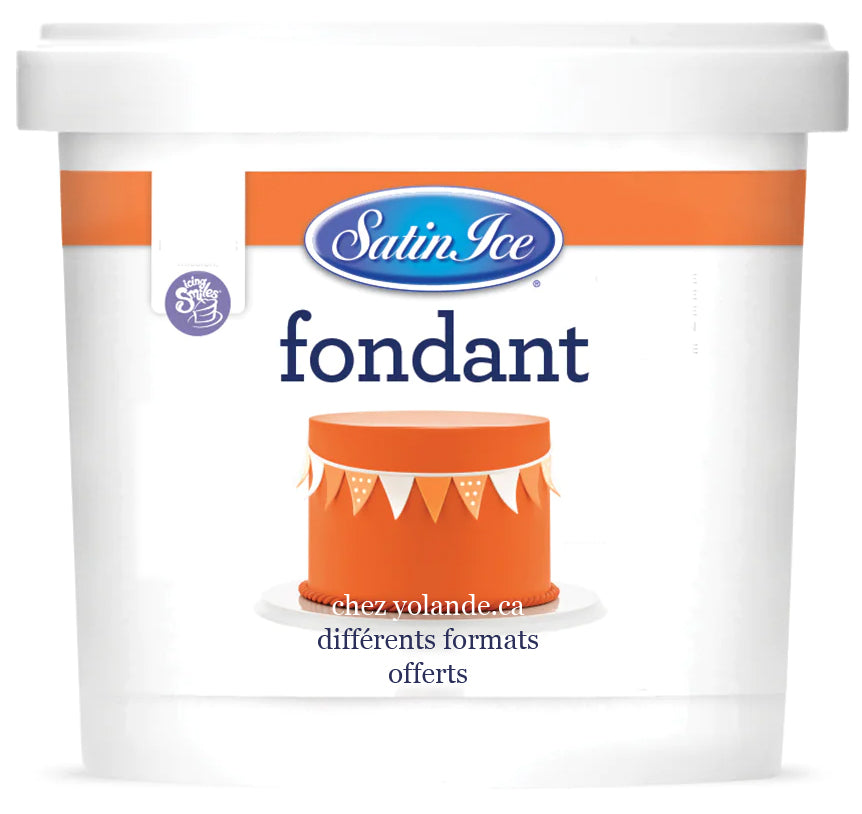 Satin Ice, Fondant à rouler Orange, ,91 kg
