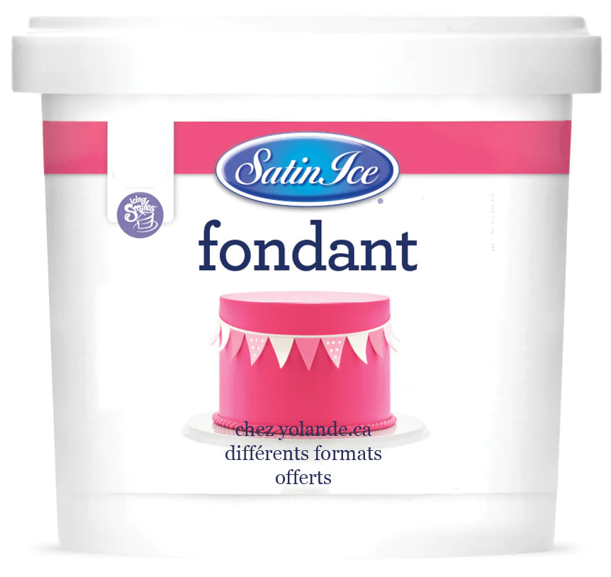 Satin Ice, Fondant à rouler Rose foncé, 2,5 kgs