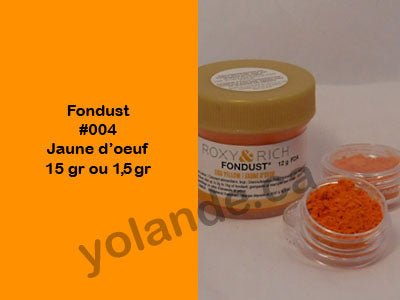 Colorant en poudre - Fondust Jaune d'oeuf #004