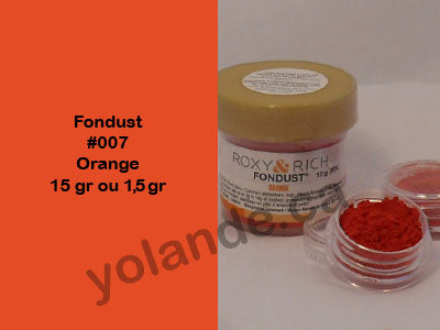 Colorant en poudre - Fondust Orange #007