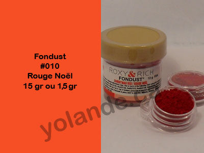 Colorant en poudre - Fondust Rouge Noël #010
