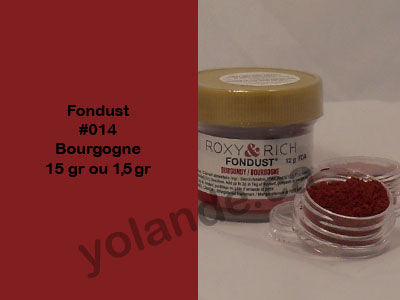 Colorant en poudre - Fondust Bourgogne #014