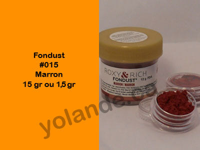 Colorant en poudre - Fondust Marron #015