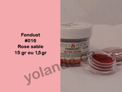 Colorant en poudre - Fondust Rose sable #016