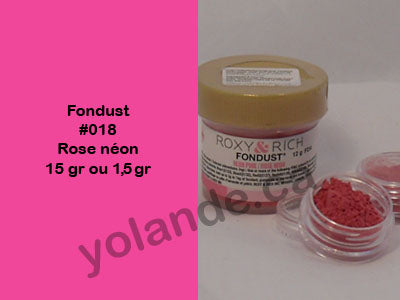 Colorant en poudre - Fondust Rose néon #018