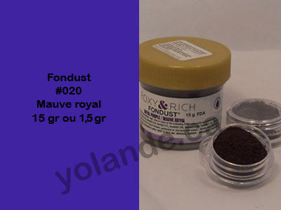 Colorant en poudre - Fondust Mauve royal #020
