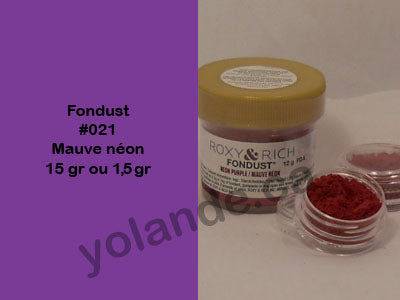 Colorant en poudre - Fondust Mauve néon #021