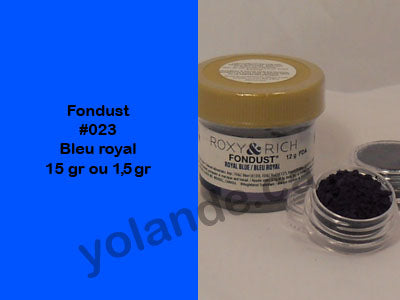 Colorant en poudre - Fondust Bleu royal #023