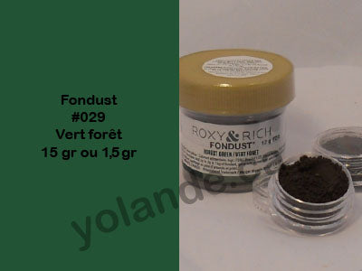 Colorant en poudre - Fondust Vert forêt #029