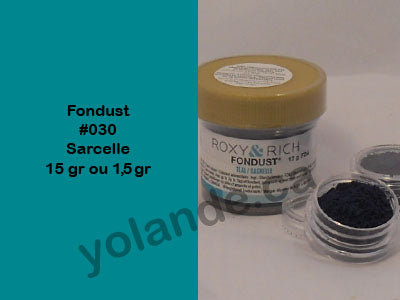 Colorant en poudre - Fondust Sarcelle #030
