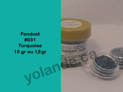 Colorant en poudre - Fondust Turquoise #031