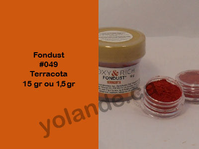 Colorant en poudre - Fondust Terracota #049