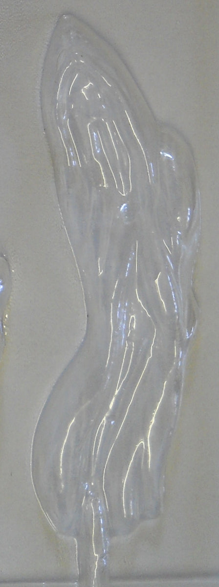 Chat - Fantôme 3 1/4" sur bâton - Suçon - Halloween (HA-355)