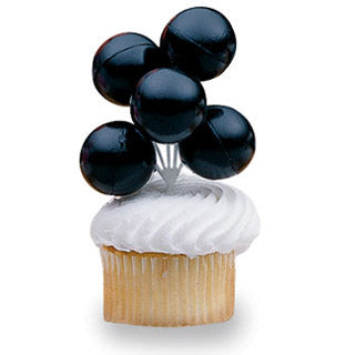 Pic-Bouquet de Ballons Noir - Halloween