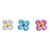 Sucre Lucks Fleur sans feuilles - multi-couleur 1/2"