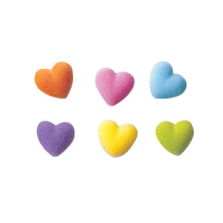 Sucre Lucks coeur multi-couleur 1/2"
