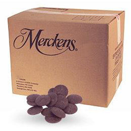 Pastilles de chocolat Composé Merckens foncé 22,6 kgs