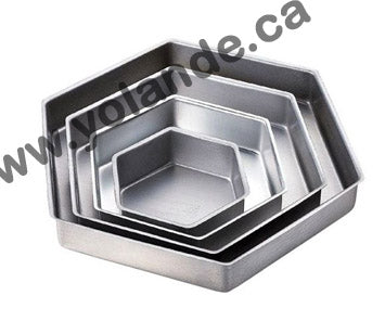 Moule Régulier Hexagone - 6" - 2" haut