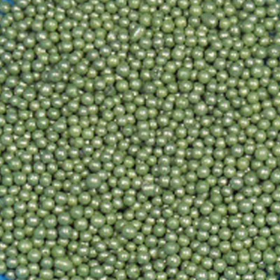 Perle en sucre - Vert perlée - mini bille - Non-Pareil