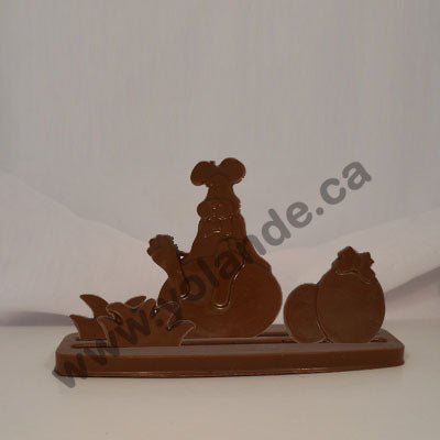 Moule à chocolat de Pâques - Lapin Montage (B-P333)