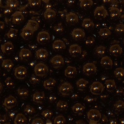 Perle en sucre - Noir - 7mm