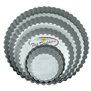 Moule a quiche rond avec fond amovible 8" x 1" - PFT8