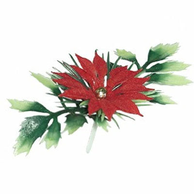 Pic Poinsettia - 6 par paquet - NOEL