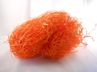 Paille Orange en papier - 30 gr. environ