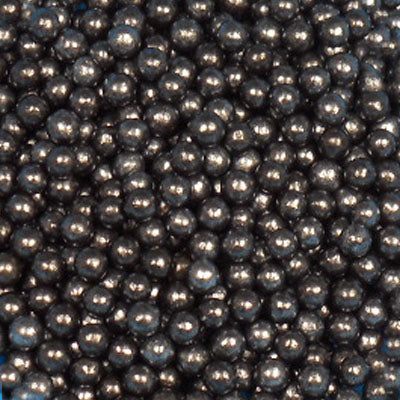 Perle en sucre - Noir Perlé - 4mm