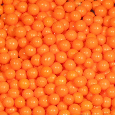 Perle en sucre - Orange - 4mm