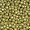 Perle en sucre - Vert perlée - 4mm - 100% naturel
